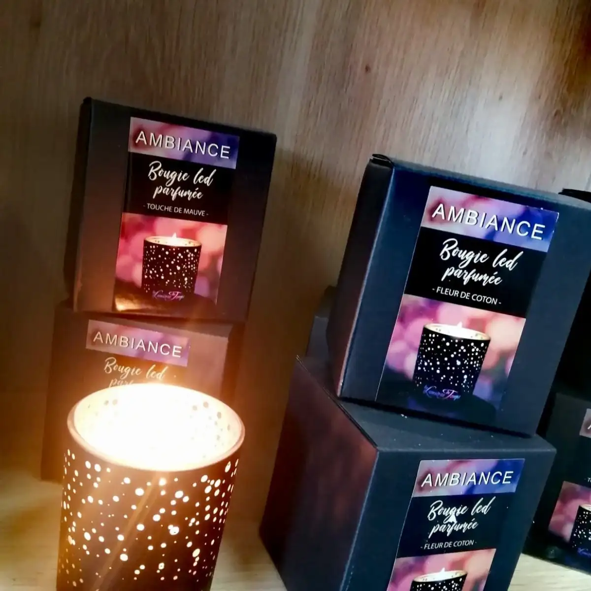Bougie Led parfumée